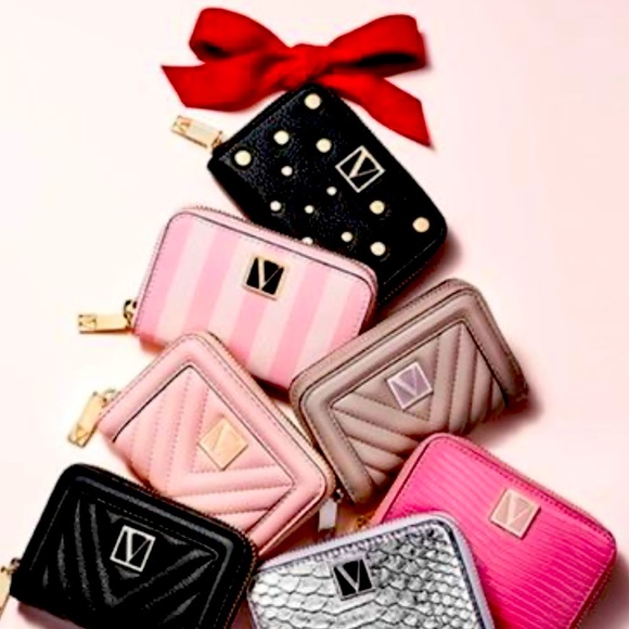 🍾 Champagne Rose Gold Cardholder On Keychain Victoria Secret NWT - Picture 10 of 10